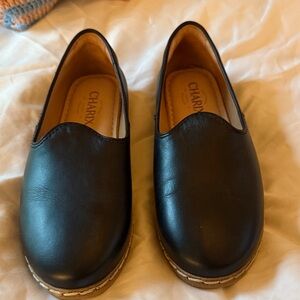 Charly Women's Black Leather Loafers